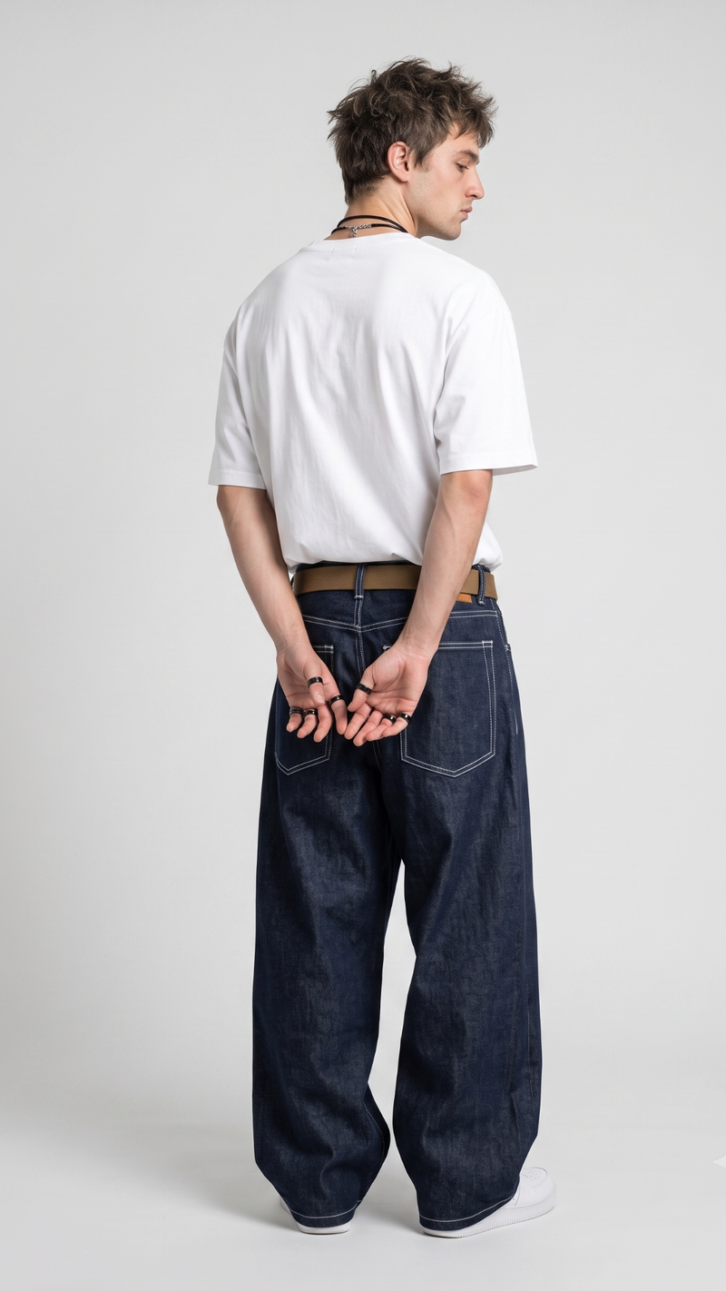 BAGGY RAW DENIM