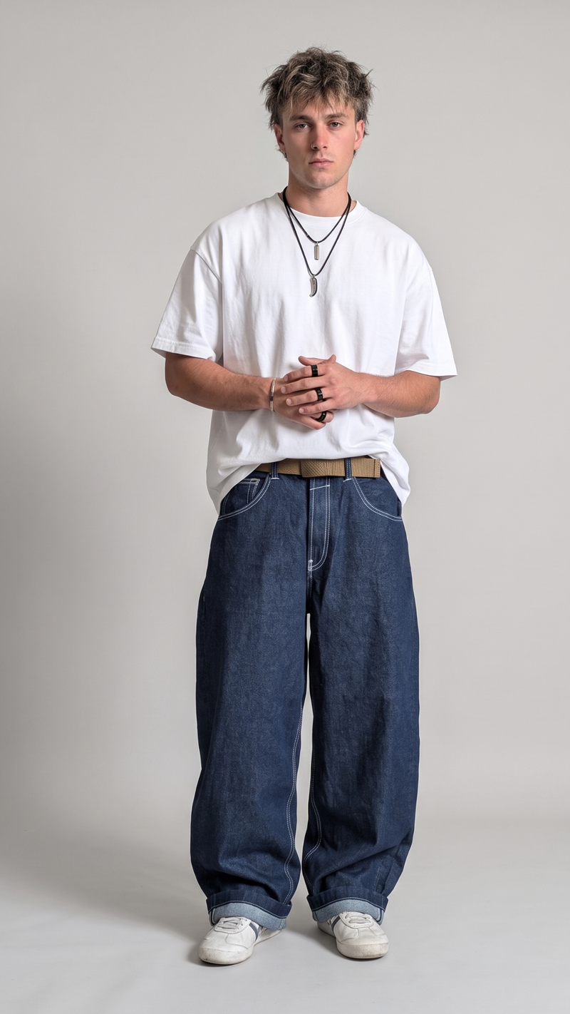 BAGGY RAW DENIM