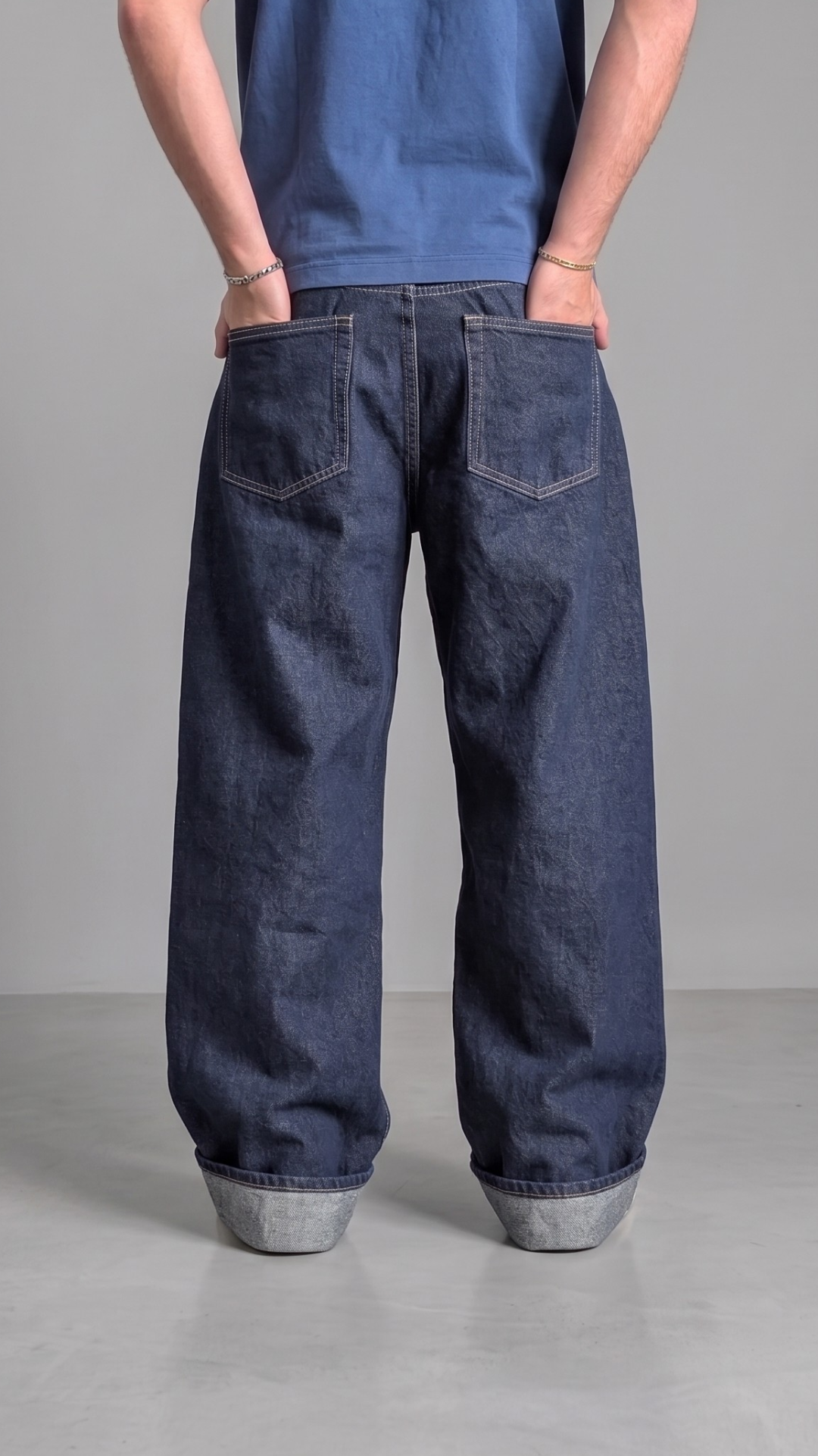 KARBN raw denim baggy
