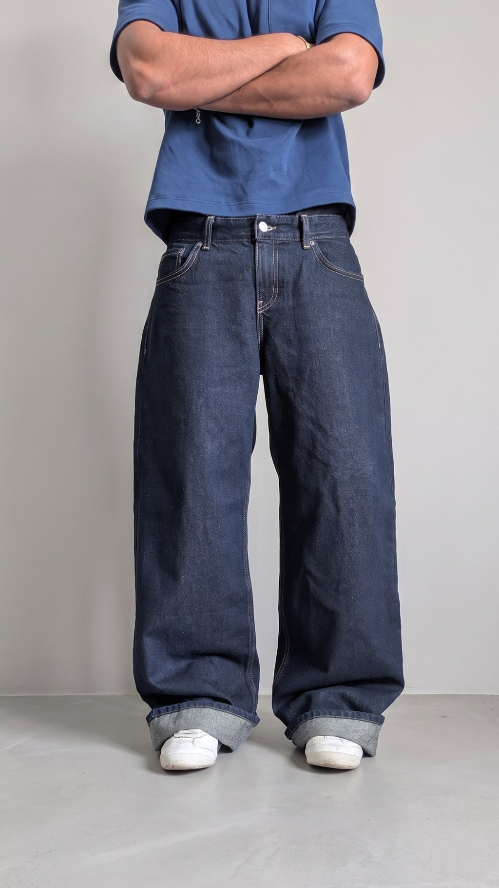 KARBN raw denim baggy