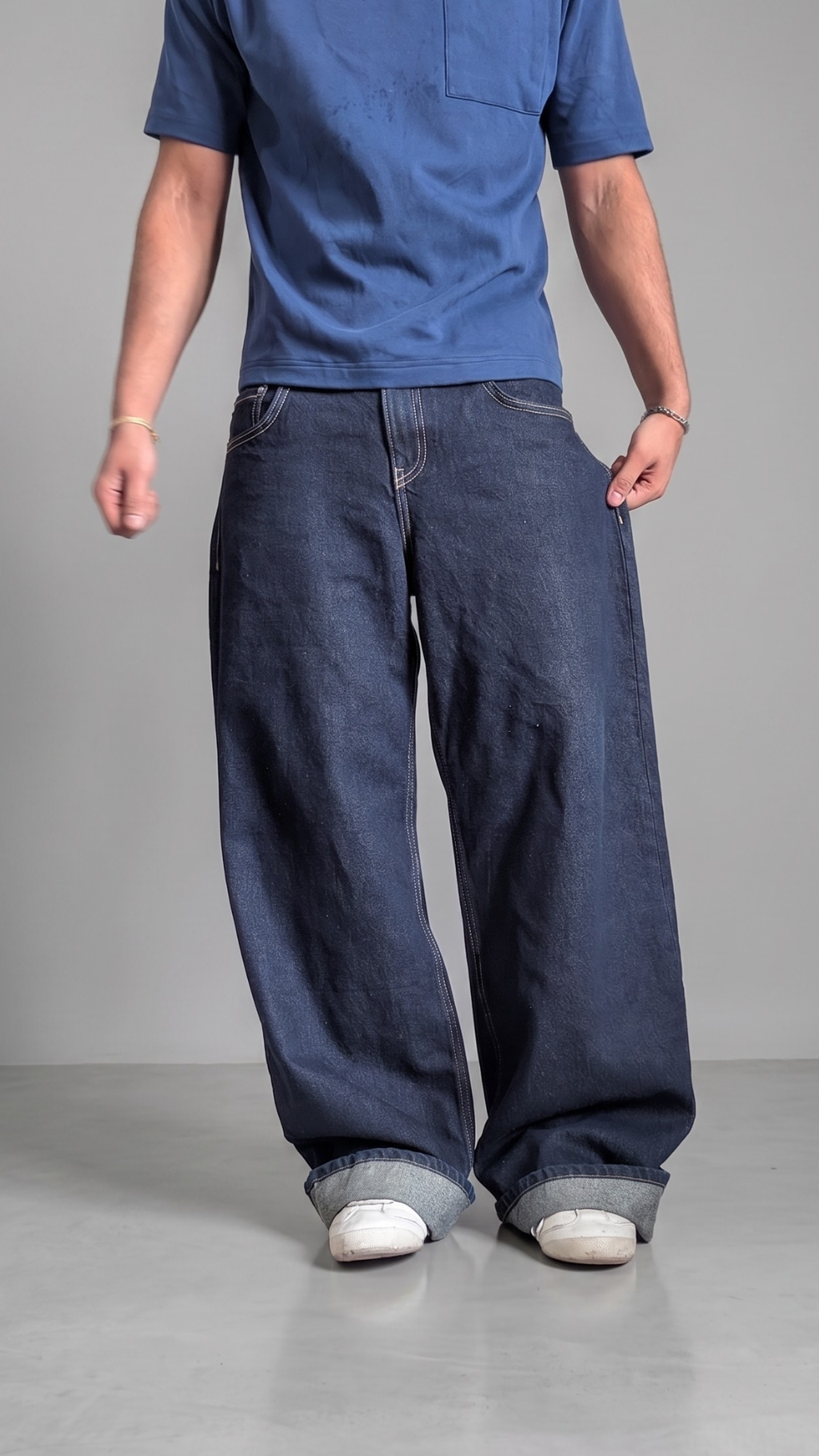 KARBN raw denim baggy